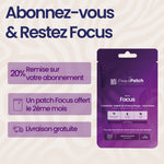 Abonnement Patch Focus The French Patch – 20% de remise, livraison gratuite, patch offert le 2ème mois.