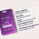 Sachet Patch Focus The French Patch – formule vegan, origine végétale, sans latex, technologie transdermique.