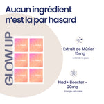 Composition Patch Glow Up The French Patch : extrait de mûrier, NAD+ Booster.