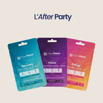 Kit L'After Party The French Patch – patchs Recovery, Focus et Energy.