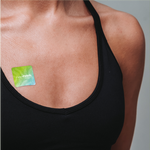 Application patch Relax The French Patch sur la peau.