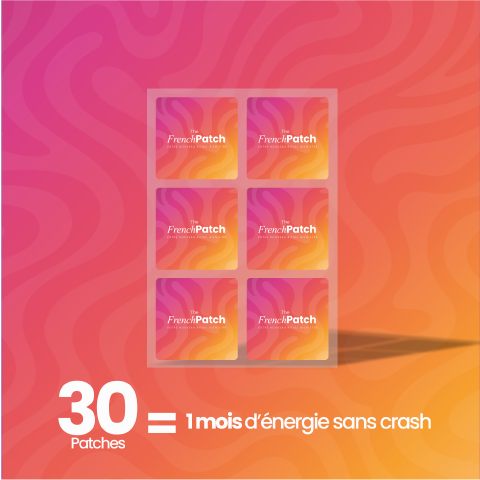 30 patches Energy The French Patch pour un mois d'énergie stable.