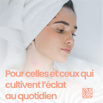 Patch Glow Up The French Patch sur la nuque - pour celles et ceux qui cultivent l'éclat au quotidien.